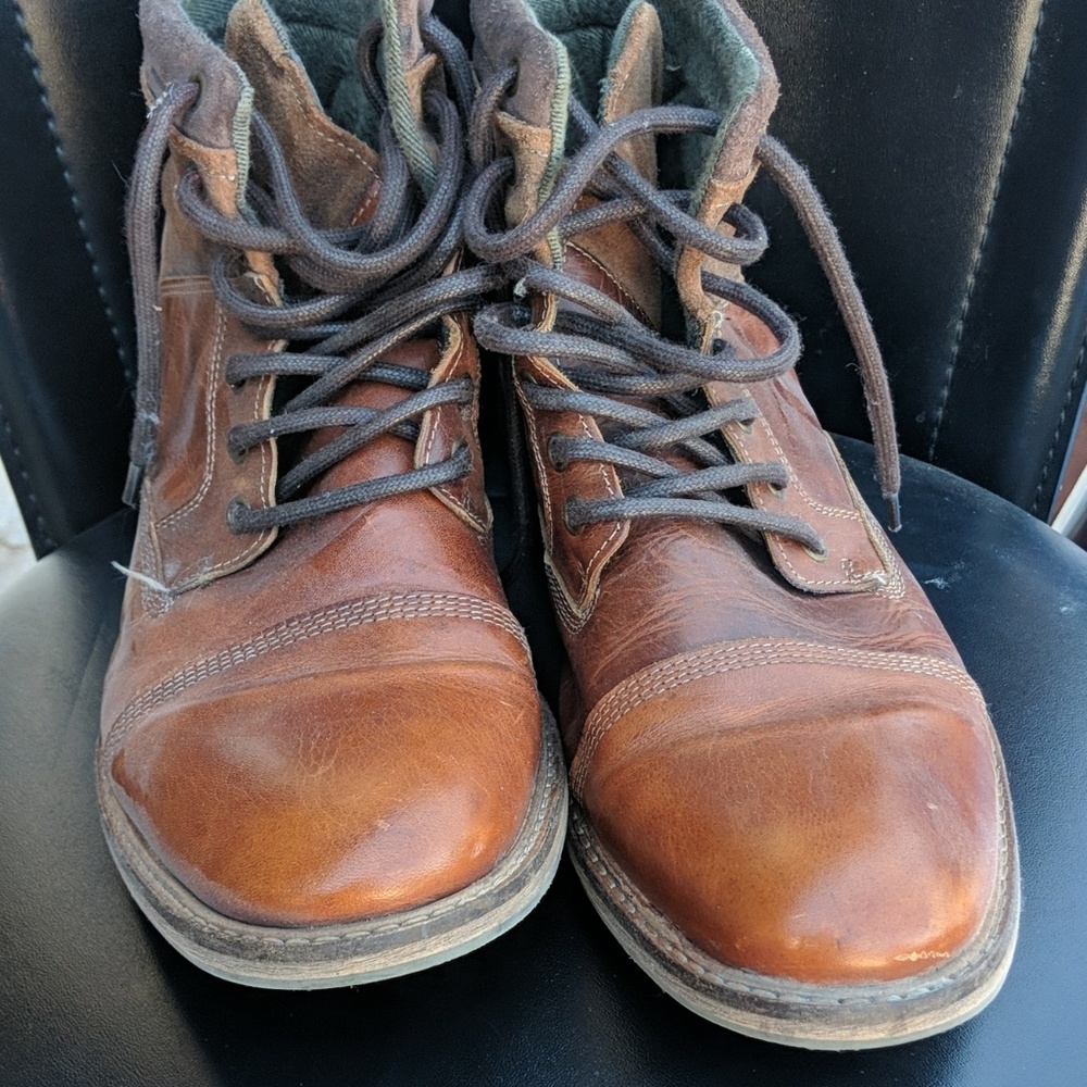 Aldo Brown leather boots - size 12